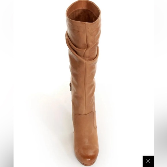 Jessica Simpson Keaton Tan Winter Haze Slouchy High Heel Boots - Picture 5 of 12